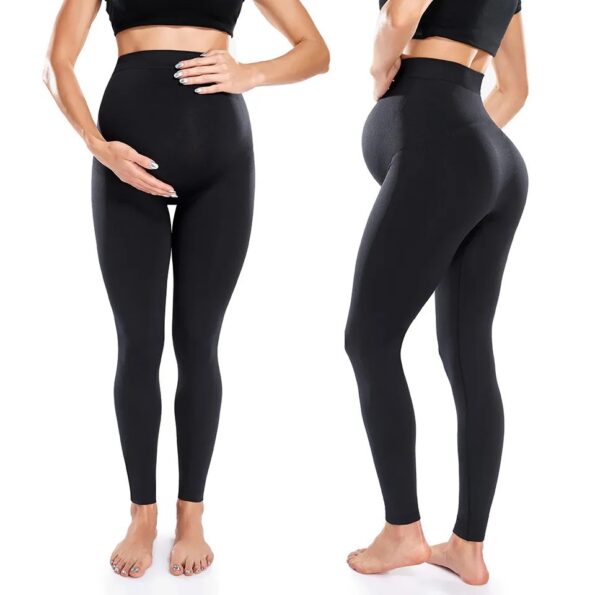 CARECODE Maternity Yoga Pants Elastic High Waist Belly Support Leggings  Body Shaper Trousers Sports Gym Pregnancy