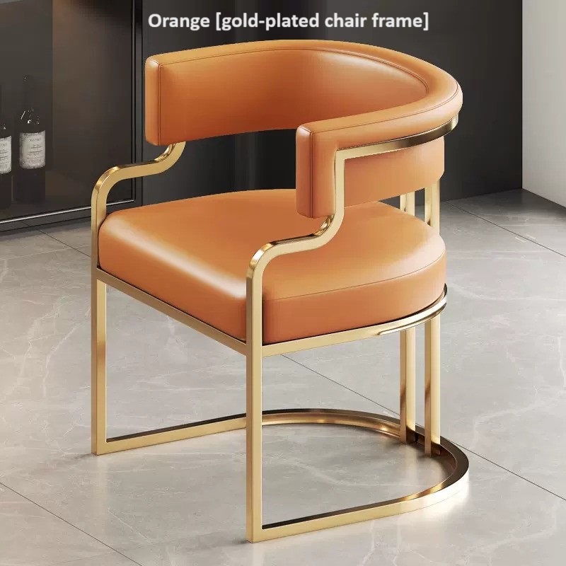 Orange [gold-plated chair frame]