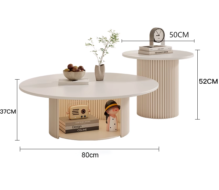 Combination of 80cm+50cm Coffee Table