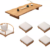 160cn single table, 1 Floor chair, 4 Floor Stools.